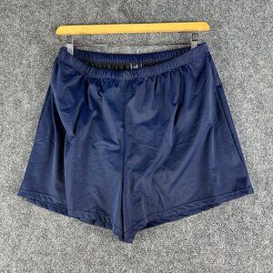 Swimsuits for All Bottom Shorts Womens 16 Blue Stretch Knit Elastic Waist NEW